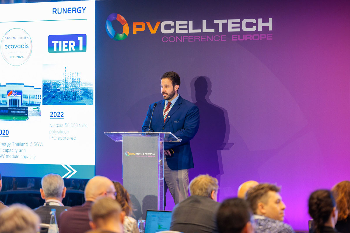 Runergy Showcased as a Sponsor at PV CellTech Europe 2024: Exploring Technological Boundaries to Meet Market Demands